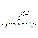 ((6-(Benzo[d]thiazol-2-ylthio)-1,3,5-triazine-2,4-diyl)bis(oxy))bis(ethane-2,1-diyl) Diacrylate