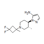 1-((3R,4R)-1-(3,3-Difluoro-1-methylcyclobutyl)-3-methylpiperidin-4-yl)-1H-pyrazol-5-amine