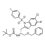 (R)-1-(Benzyloxy)-N-Boc-3-(6-chloro-5-fluoro-1-tosyl-2-indolyl)-2-propanamine