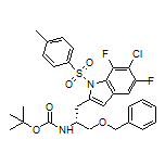 (R)-1-(Benzyloxy)-N-Boc-3-(6-chloro-5,7-difluoro-1-tosyl-2-indolyl)-2-propanamine
