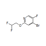 4-Bromo-2-(2,2-difluoroethoxy)-5-fluoropyridine