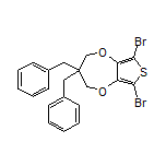 3,3-Dibenzyl-6,8-dibromo-3,4-dihydro-2H-thieno[3,4-b][1,4]dioxepine