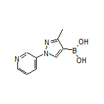 3-Methyl-1-(pyridin-3-yl)-1H-pyrazole-4-boronic Acid