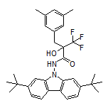 N-(2,7-di-tert-butyl-9H-carbazol-9-yl)-2-(3,5-dimethylbenzyl)-3,3,3-trifluoro-2-hydroxypropanamide