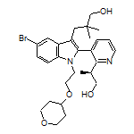 (S)-3-[5-Bromo-2-[2-(1-hydroxy-2-propanyl)-3-pyridyl]-1-[2-[(tetrahydro-2H-pyran-4-yl)oxy]ethyl]-1H-indol-3-yl]-2,2-dimethyl-1-propanol