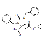 tert-Butyl 2-[(2S,4R)-3-Cbz-4-methyl-5-oxo-2-phenyl-4-oxazolidinyl]acetate