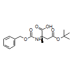 (S)-4-(tert-Butoxy)-2-(Cbz-amino)-2-methyl-4-oxobutanoic Acid