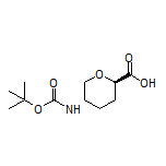 (2R,5S)-5-(Boc-amino)tetrahydro-2H-pyran-2-carboxylic Acid