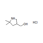 (5,5-Dimethylpyrrolidin-3-yl)methanol Hydrochloride