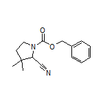 1-Cbz-3,3-dimethylpyrrolidine-2-carbonitrile
