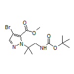 Methyl 4-Bromo-1-[1-(Boc-amino)-2-methyl-2-propanyl]pyrazole-5-carboxylate