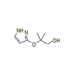 2-[(3-Pyrazolyl)oxy]-2-methyl-1-propanol