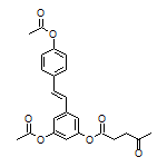 (E)-3-Acetoxy-5-(4-acetoxystyryl)phenyl 4-Oxopentanoate