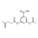 3-Acetoxy-5-[(4-oxopentanoyl)oxy]benzoic Acid