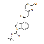 1-(1-Boc-1H-indol-4-yl)-2-(2-chloro-4-pyrimidinyl)-1-ethanone
