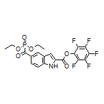 Perfluorophenyl 5-[(Diethoxyphosphoryl)carbonyl]-1H-indole-2-carboxylate