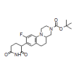 3-(3-Boc-9-氟-2,3,4,4a,5,6-六氢-1H-吡嗪并[1,2-a]喹啉-8-基)哌啶-2,6-二酮