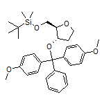 [[(2R,3S)-3-[Bis(4-methoxyphenyl)(phenyl)methoxy]tetrahydrofuran-2-yl]methoxy](tert-butyl)dimethylsilane