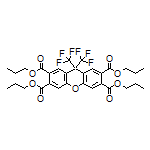 Tetrapropyl 9,9-Bis(trifluoromethyl)-9H-xanthene-2,3,6,7-tetracarboxylate