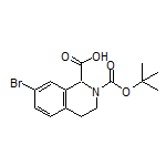 7-溴-2-Boc-1,2,3,4-四氢异喹啉-1-甲酸