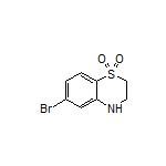 6-溴-3,4-二氢-2H-1λ6,4-苯并噻嗪-1,1-二酮