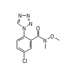 5-Chloro-N-methoxy-N-methyl-2-(1-tetrazolyl)benzamide