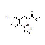 Methyl (E)-3-[5-Chloro-2-(1-tetrazolyl)phenyl]acrylate