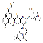 (2S)-7a-(((4-(8-Boc-3,8-diazabicyclo[3.2.1]octan-3-yl)-7-(8-ethynyl-7-fluoro-3-(methoxymethoxy)naphthalen-1-yl)-8-fluoropyrido[4,3-d]pyrimidin-2-yl)oxy)methyl)hexahydro-1H-pyrrolizin-2-ol