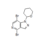 4,7-Dibromo-1-(tetrahydro-2H-pyran-2-yl)-1H-pyrazolo[4,3-c]pyridine