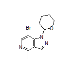 7-Bromo-4-methyl-1-(tetrahydro-2H-pyran-2-yl)-1H-pyrazolo[4,3-c]pyridine