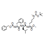 Methyl N6-Boc-N2-Cbz-D-phenylalanyl-D-leucyl-N6-methyl-D-lysinate