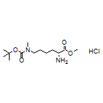 Methyl N6-Boc-N6-methyl-D-lysinate