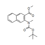 Methyl 3-[Boc(methyl)amino]-2-naphthoate