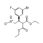 Diethyl (R)-2-[1-(3-Bromo-5-fluorophenyl)-2-nitroethyl]malonate