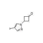 3-(4-Iodo-1-pyrazolyl)-1-cyclobutanone