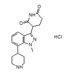 3-(1-Methyl-7-(piperidin-4-yl)-1H-indazol-3-yl)piperidine-2,6-dione Hydrochloride