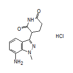 3-(7-Amino-1-methyl-1H-indazol-3-yl)piperidine-2,6-dione Hydrochloride