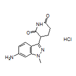 3-(6-Amino-1-methyl-1H-indazol-3-yl)piperidine-2,6-dione Hydrochloride