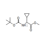 Methyl (S)-2-(Boc-amino)-2-cyclopropylpropanoate