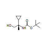 (S)-2-(Boc-amino)-2-cyclopropyl-1-propanol
