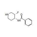 N-[(3S,4R)-3-Fluoro-4-piperidyl]benzamide