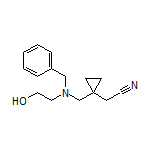 2-[1-[[Benzyl(2-hydroxyethyl)amino]methyl]cyclopropyl]acetonitrile