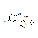 1-(tert-Butyl)-4-(5-chloro-2-methoxyphenyl)pyrazol-5-amine