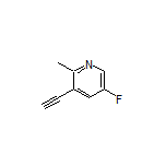 3-Ethynyl-5-fluoro-2-methylpyridine