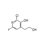 2-Chloro-4-(2-hydroxyethyl)-6-iodopyridin-3-ol