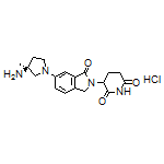 3-(6-((S)-3-Amino-3-methylpyrrolidin-1-yl)-1-oxoisoindolin-2-yl)piperidine-2,6-dione Hydrochloride