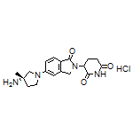 3-(5-((S)-3-Amino-3-methylpyrrolidin-1-yl)-1-oxoisoindolin-2-yl)piperidine-2,6-dione Hydrochloride
