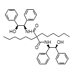 2,2-Dihexyl-N1,N3-bis[(1R,2S)-2-hydroxy-1,2-diphenylethyl]malonamide
