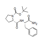 (S)-N-[(S)-1-Amino-1-oxo-3-phenyl-2-propanyl]-1-Boc-pyrrolidine-2-carboxamide