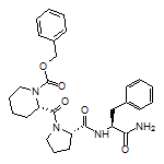 (S)-N-[(S)-1-Amino-1-oxo-3-phenyl-2-propanyl]-1-[(S)-1-Cbz-piperidine-2-carbonyl]pyrrolidine-2-carboxamide